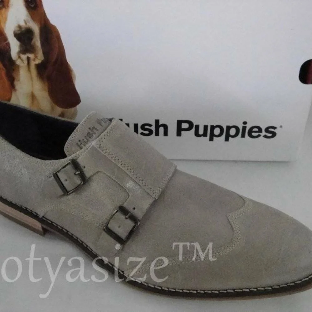 HUSH PUPPIES STYLE MONK STRAP CASUAL OXFORD SZ‎ 10
